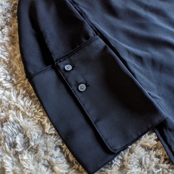 J Crew V-Neck Tunic Satin Backed Crepe - Picture 7 of 7